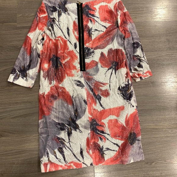 Zara Floral sequin Dress - Picture 5 of 6